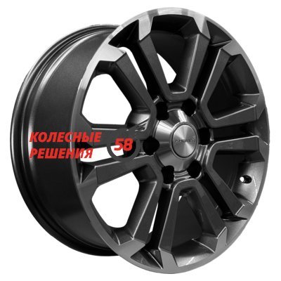 Khomen Wheels KHW1817 (Tank 300/500) Gray-FP 7.5x18/6x139.7 D100.1 ET36  