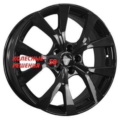 Khomen Wheels KHW1906 (Haval Dargo) Black 7x19/5x114.3 D66.6 ET40  