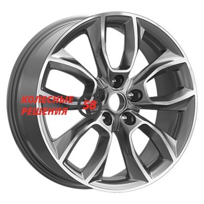 Premium Series КР001 (Uni-S/Changan CS55 Plus/Belgee X70) Diamond Gloss Graphite 7x18/5x114.3 D60.1 ET45  