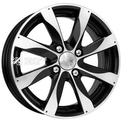 K&K Джемини-оригинал (КС480) Алмаз черный 5.5x14/4x100 D60.1 ET43  
