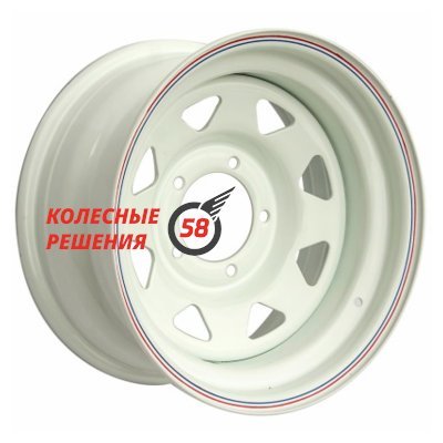 Off-Road Wheels УАЗ (треуг. мелкий) Белый 7x15/5x139.7 D110 ET0  