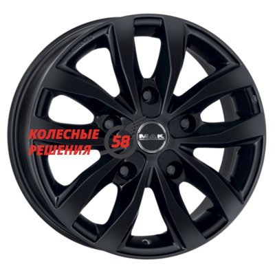 MAK Load 5 Gloss Black 6.5x16/5x120 D65.1 ET50  