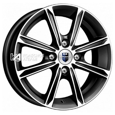 K&K Флэш (КС698) Алмаз черный 5x14/4x98 D58.5 ET35  